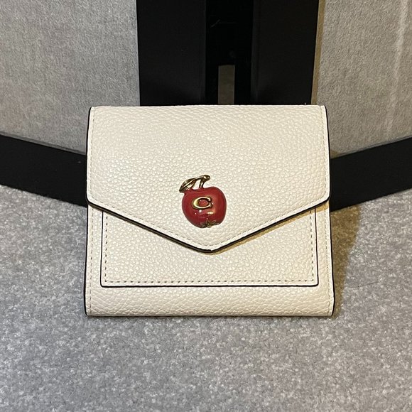 Coach Small Wallet With Apple Print - Picture 2 of 8